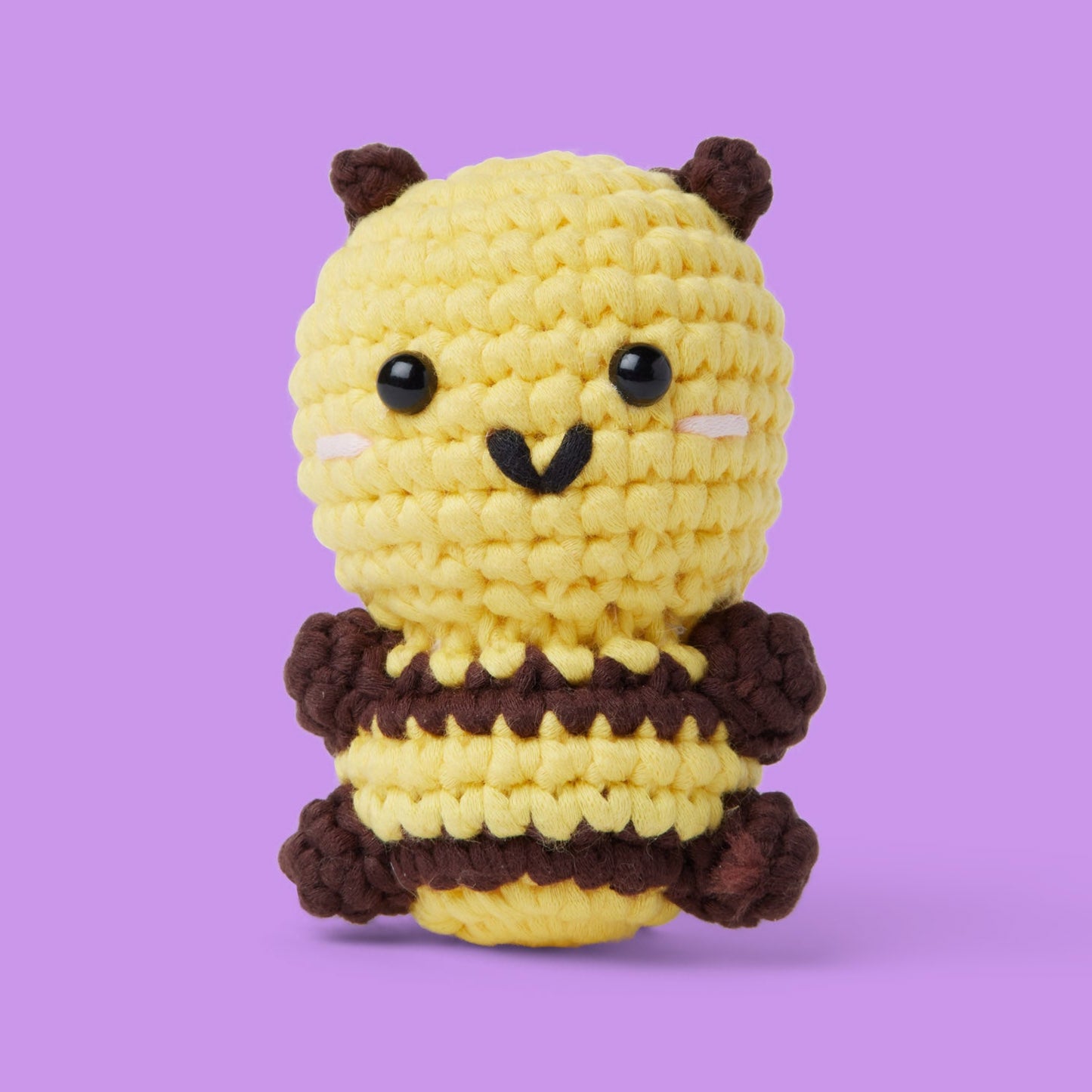 Bella the Bee - Happy Zoo Beginners Crochet Kit - Perfect Gift with Step-by-Step Video Tutorial