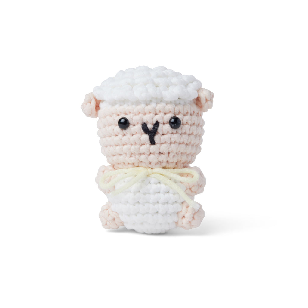 Charlotte the Sheep - Happy Zoo Beginners Crochet Kit - Perfect Gift with Step-by-Step Video Tutorial