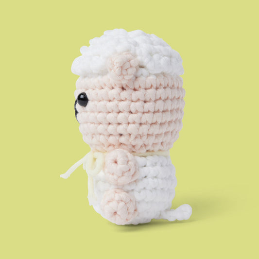 Charlotte the Sheep - Happy Zoo Beginners Crochet Kit - Perfect Gift with Step-by-Step Video Tutorial