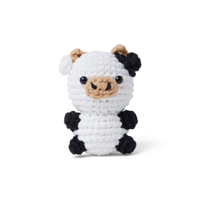 Daisy the Cow - Happy Zoo Beginners Crochet Kit - Perfect Gift with Step-by-Step Video Tutorial