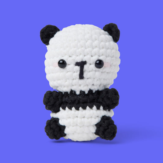 Penny the Panda - Happy Zoo Beginners Crochet Kit - Perfect Gift with Step-by-Step Video Tutorial